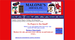 Desktop Screenshot of malonesservices.com